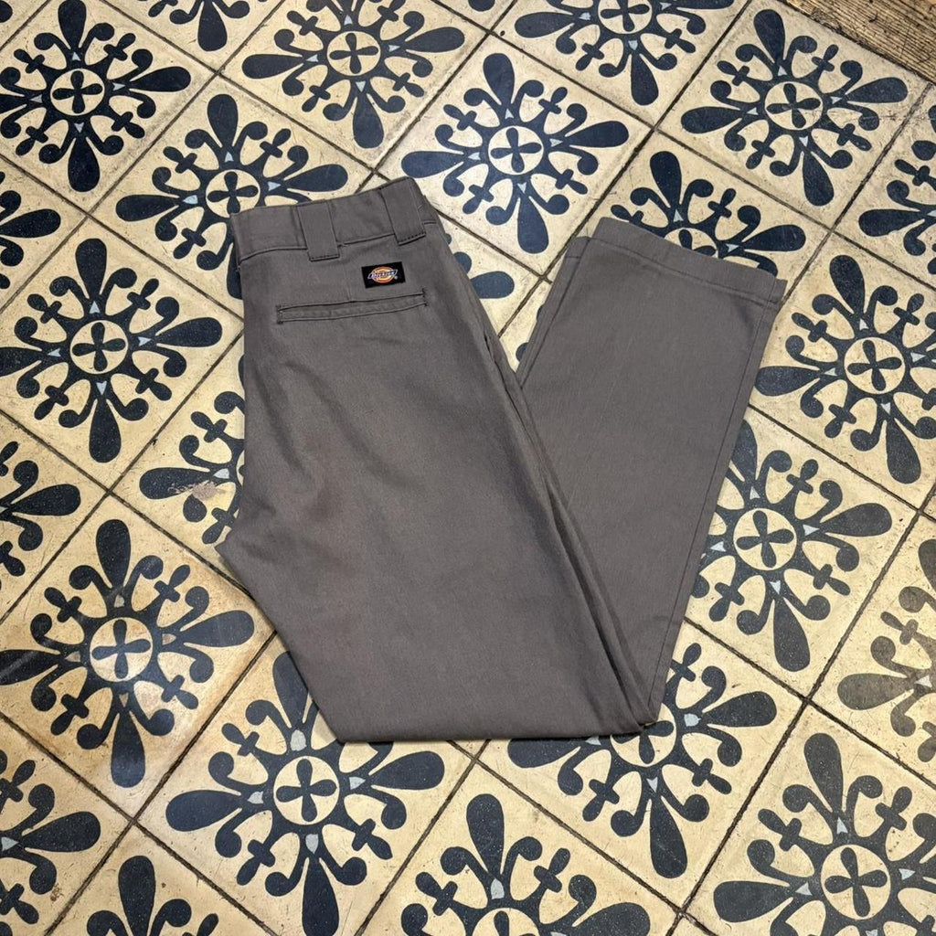 BR2401J-F - Vintage retro essential Grey Dickies Chino Trousers pants casual workwear #skater #utility #workwear #chinos #dickies