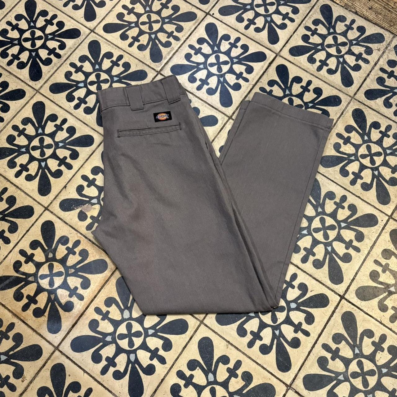 BR2401J-F - Vintage retro essential Grey Dickies Chino Trousers pants casual workwear #skater #utility #workwear #chinos #dickies