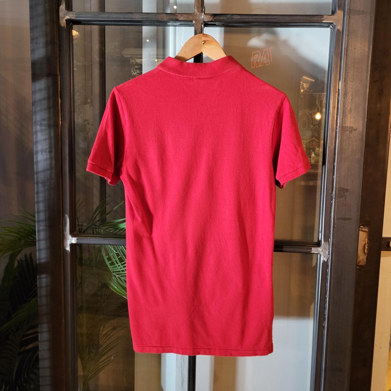 POL166 - Vintage Ralph Lauren Red Polo Shirt Short Sleeve collared button up top with Big Chest Logo #Y2K #preppy #chiefkeef #golf #oldmoney
