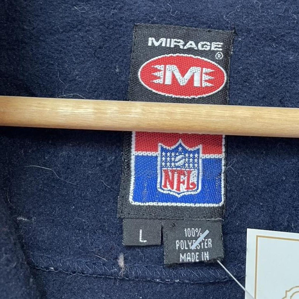 90s NFL Chicago Bears Fleece Quarter Zip Sweatshirt