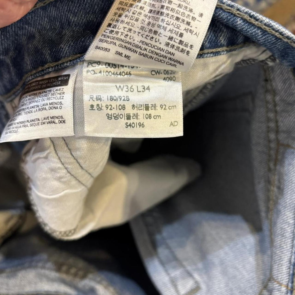TRW603-F - Vintage retro essential  Levi’s 514 Blue Wash Denim Jeans Trousers pants #denim #jeans #levis514 #levis #straightleg