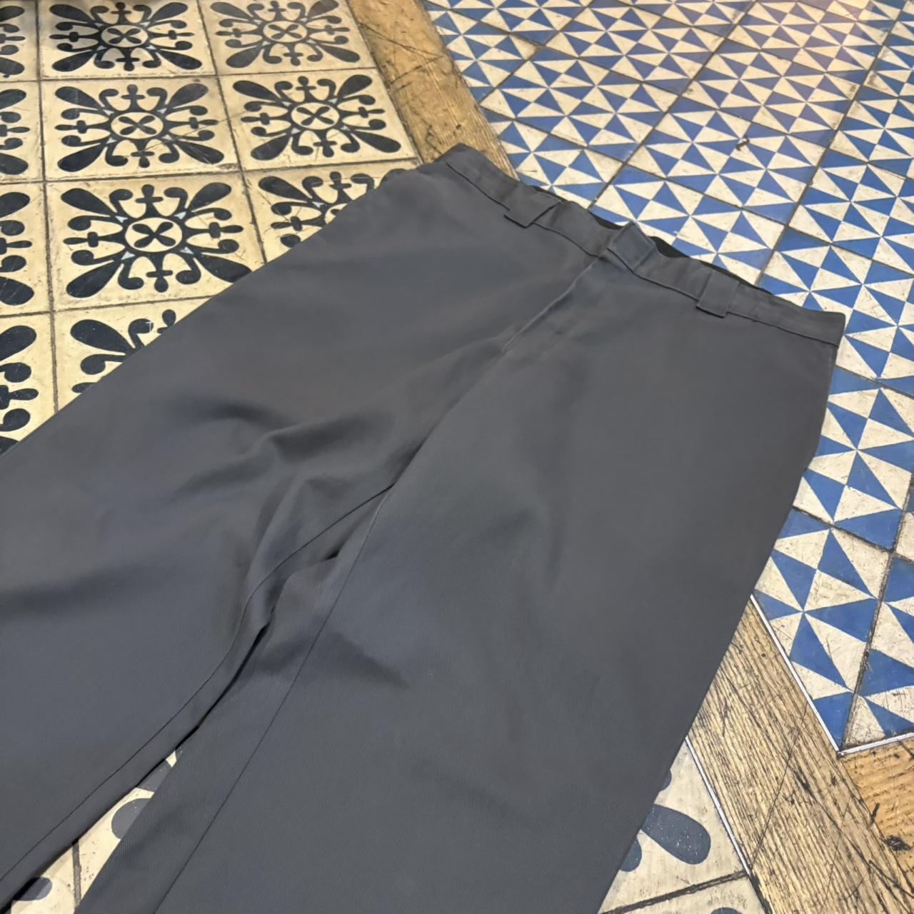 1224H37F-P - Vintage retro essential Grey Dickies Trousers pants casual workwear #skater #utility #workwear #carpenter #dickies