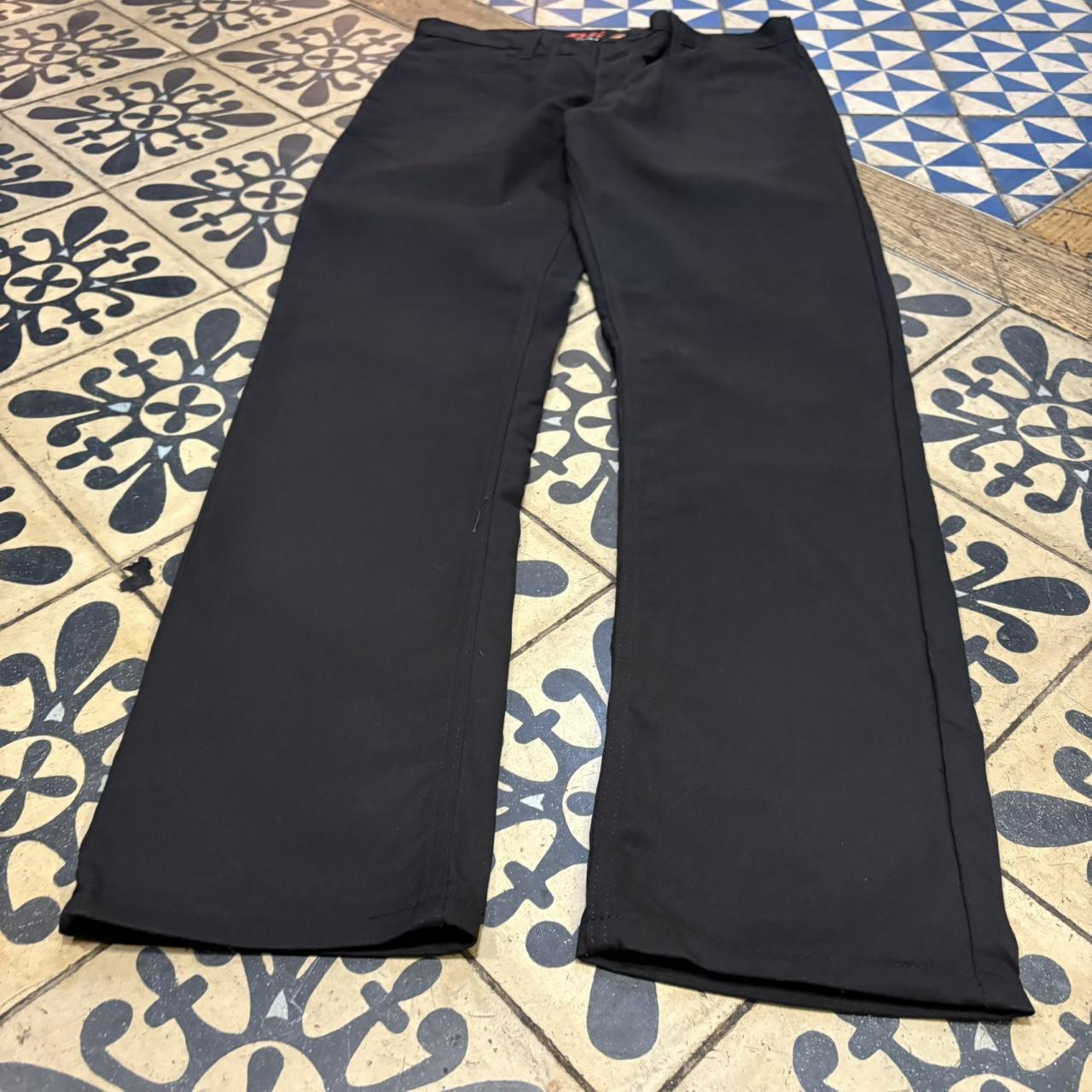 BR1011DH-F - Vintage retro essential Black Dickies Straight Leg Trousers pants casual workwear #skater #utility #workwear #straightleg #dickies