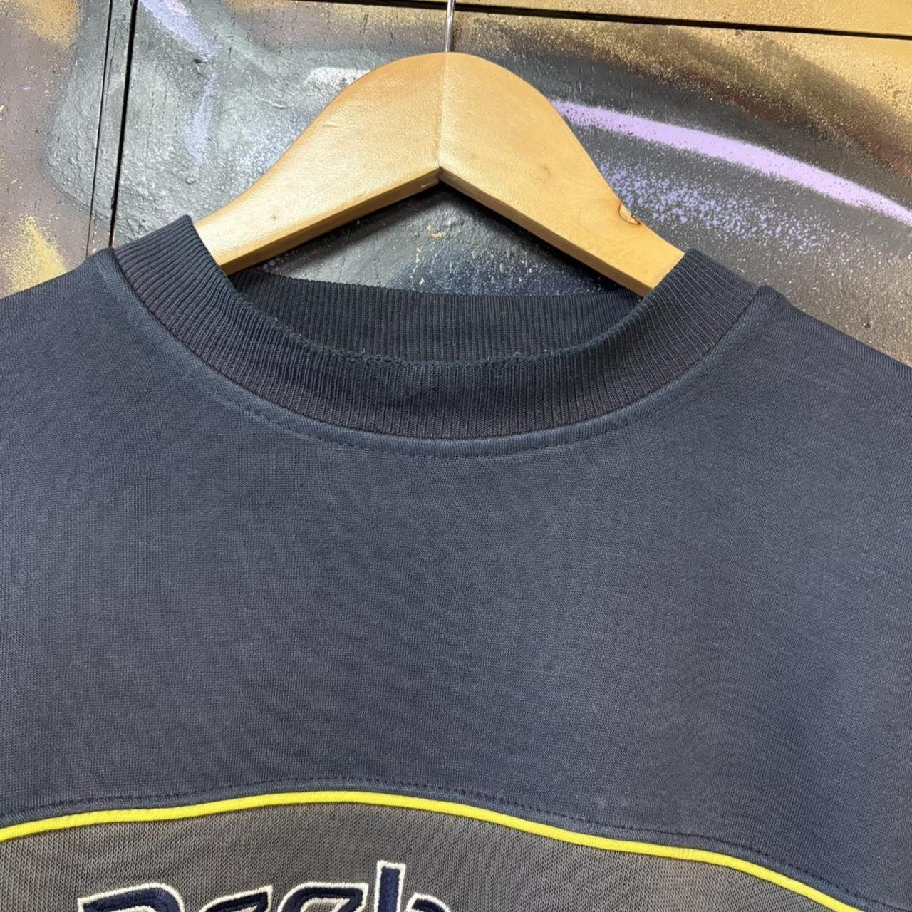MA0109GY-U - Vintage Retro Essential Reebok Athletic Department Crewneck Jumper Sweatshirt with embroidered logo #90s #sportswear #essential #y2k #reebok