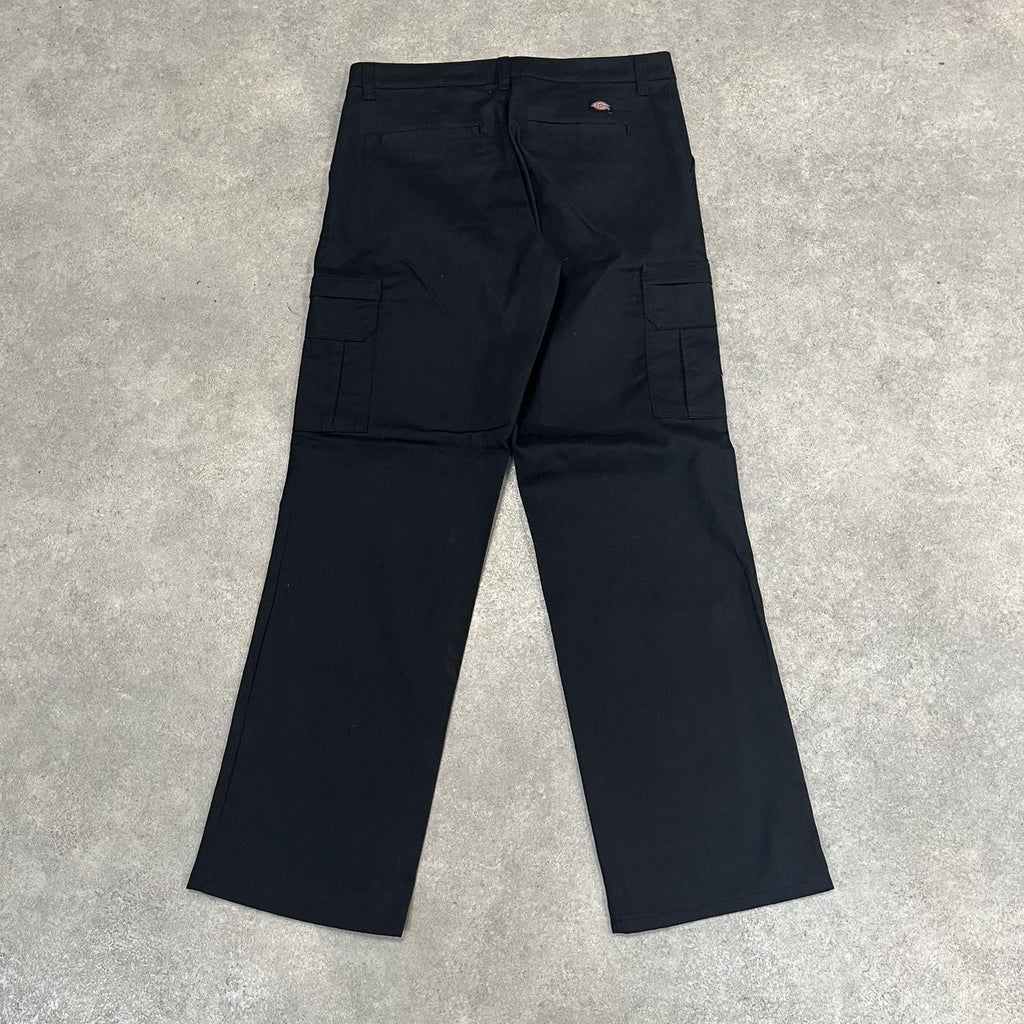 Dickies Black Cargo Skater Trousers Workwear Pants