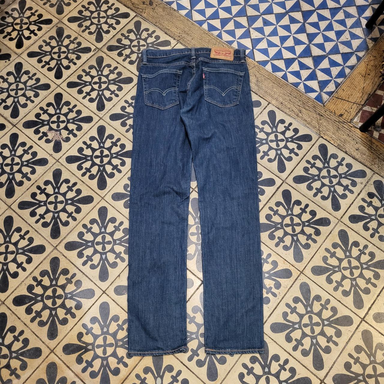 JNS216BR - Vintage retro essential Levi’s 511 Blue Wash Denim Jeans Trousers pants #denim #levis #slimfit #levis511 #skater