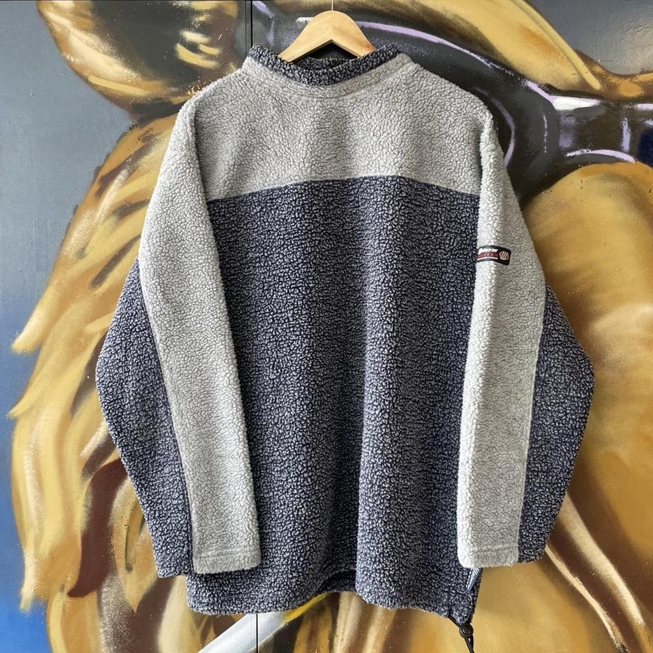 Vintage Two Tone Deep Pile Fleece Sweatshirt