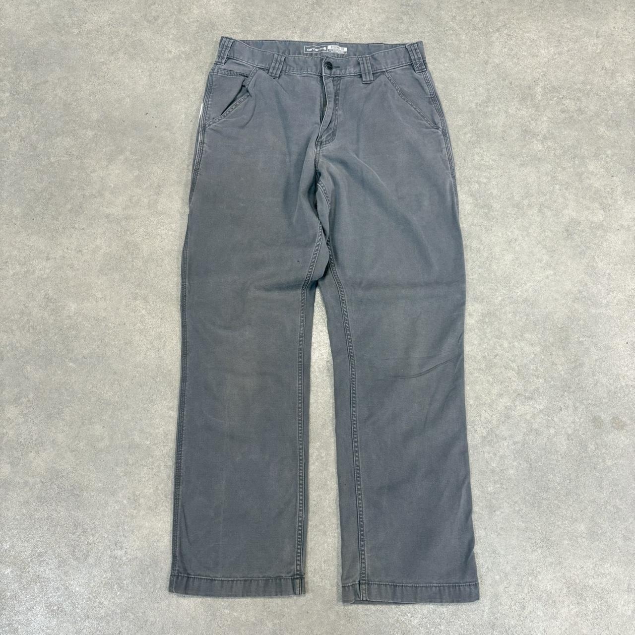 BR2701ED-U - Vintage retro essential  Carhartt Grey carpenter Trousers pants casual workwear #skater #utility #workwear #carpenter #carhartt