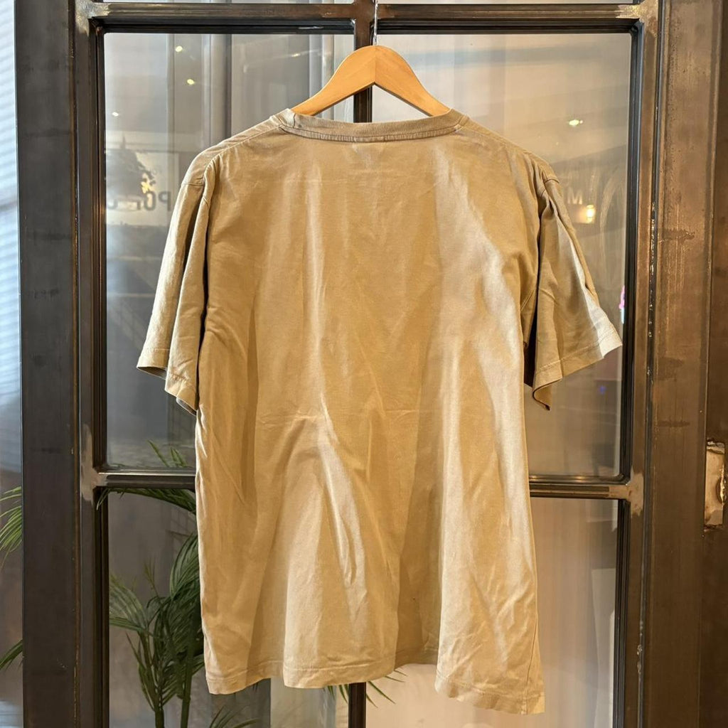 VIN3108N-F - Vintage Retro Essential Beige 2000’s Nike Top Tee T-shirt #swoosh #nike #y2k #essential #basic