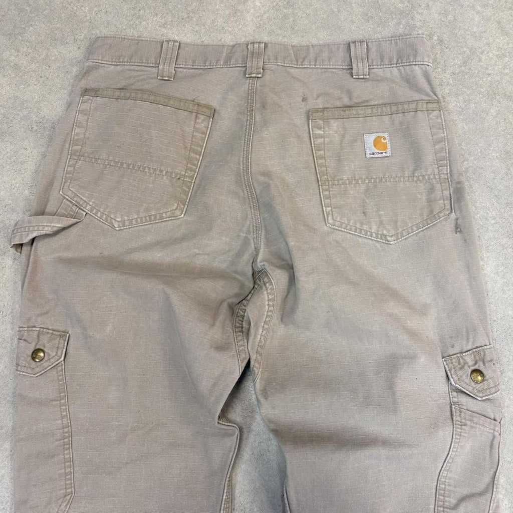 BR2701GN-U - Vintage retro essential  Carhartt Stone ripstop cargo carpenter Trousers pants casual workwear #skater #utility #workwear #carpenter #carhartt
