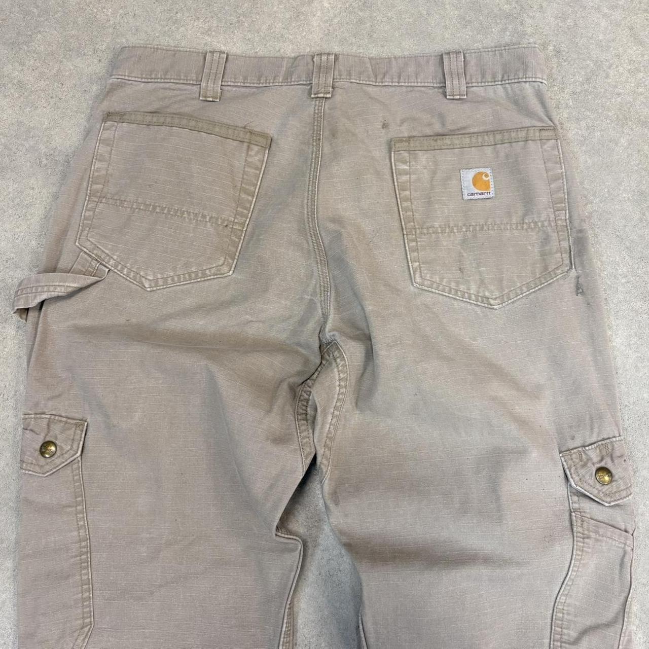 BR2701GN-U - Vintage retro essential  Carhartt Stone ripstop cargo carpenter Trousers pants casual workwear #skater #utility #workwear #carpenter #carhartt