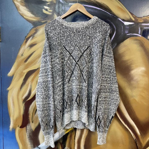 90s Vintage Funky Crazy Knit Sweater