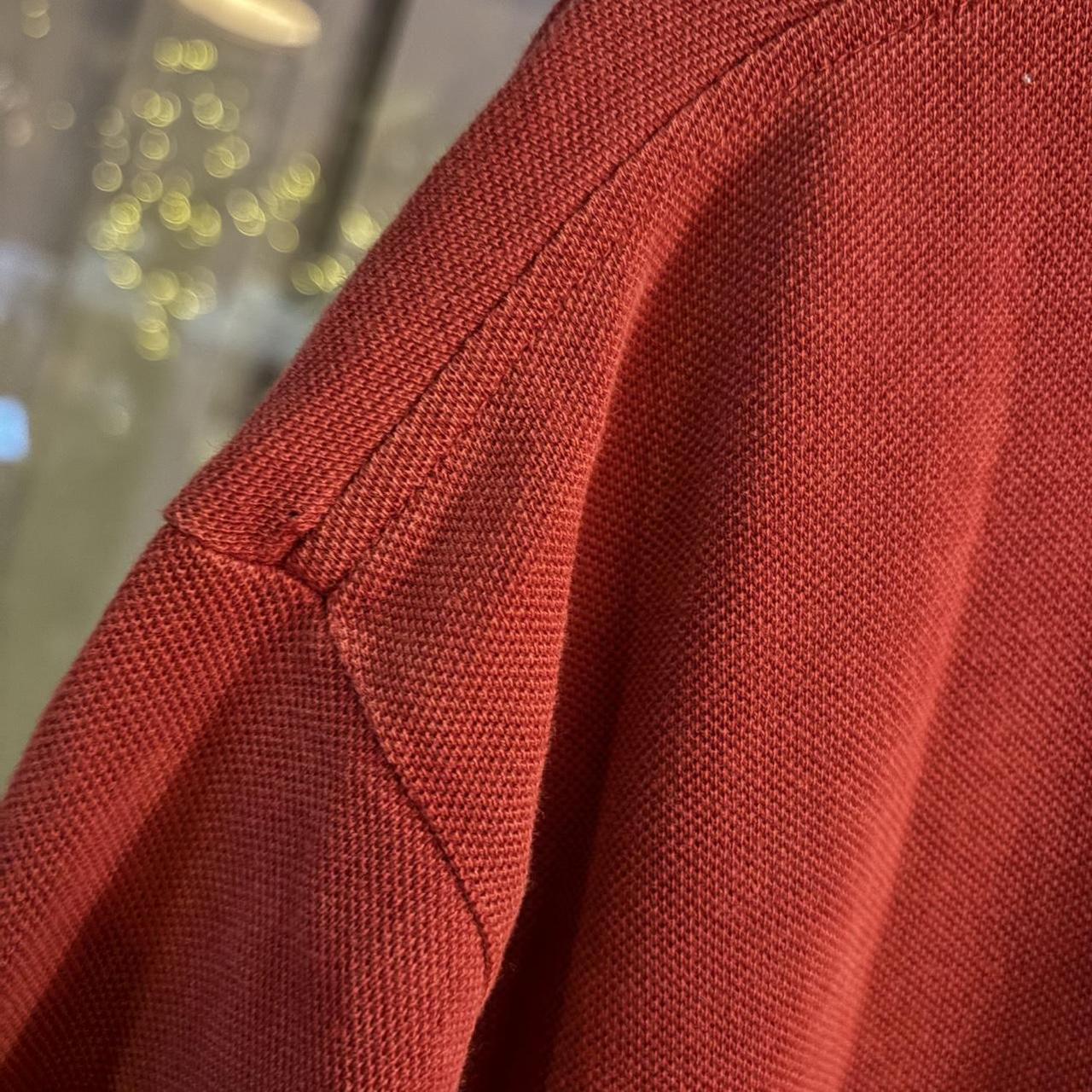 POL324 - Vintage Retro Ralph Lauren Plain Red Polo Shirt Short Sleeve collared button up top #Y2K #preppy #chiefkeef #oldmoney #ralphlauren
