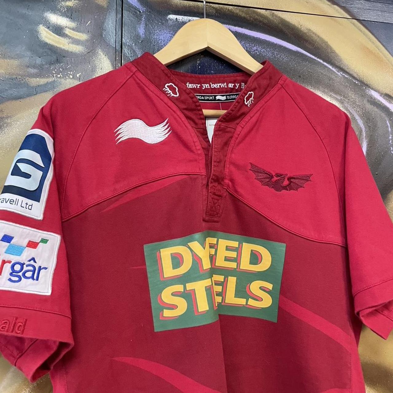 2013 Llanelli Scarlets Home Rugby Jersey Top