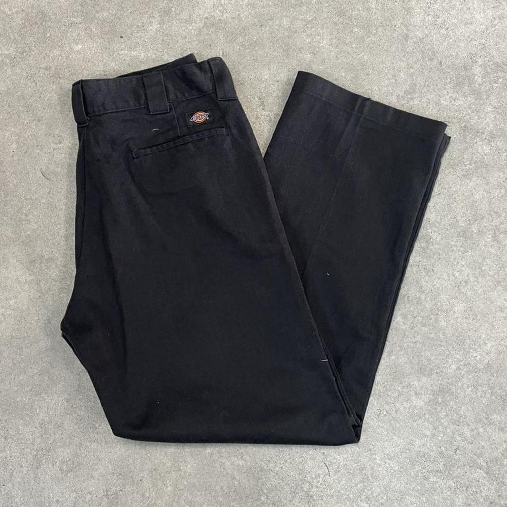 Dickies Black Chino Skater Trousers Workwear Pants