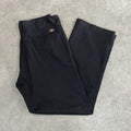 Dickies Black Chino Skater Trousers Workwear Pants