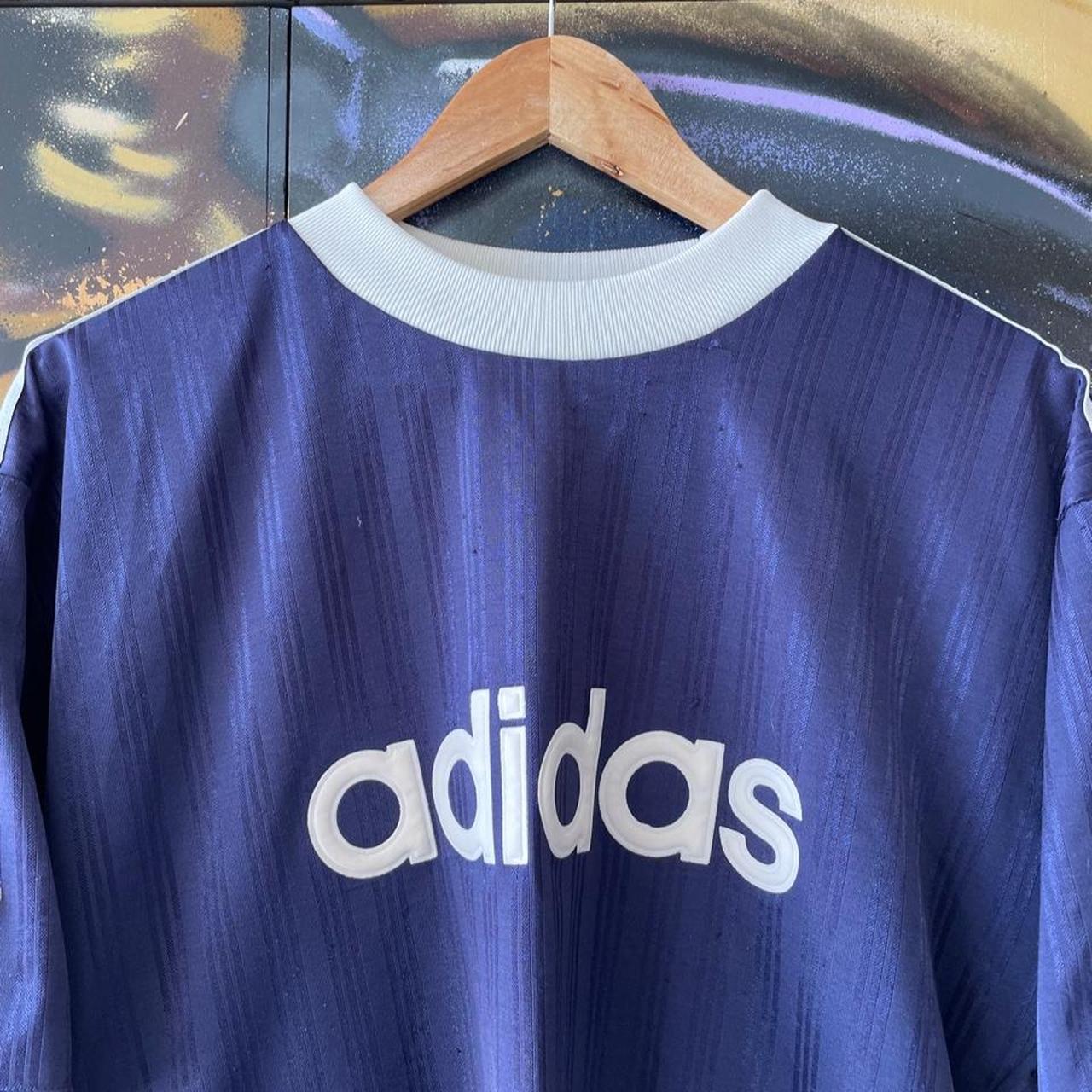 90s Adidas Spellout Trefoil Tee