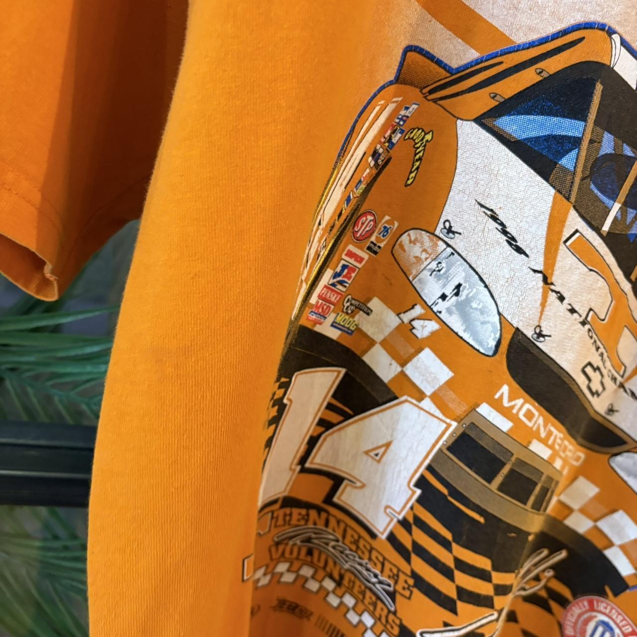 TEE406BR - Vintage Retro Essential Orange Nasacr Sterling Marlin 14 Chevrolet 1998 National Champions Graphic Print Top Tee T-shirt #90s #graphic #nascar #racer #racing