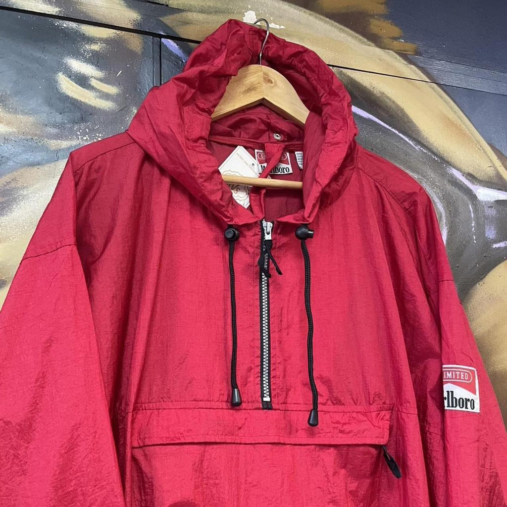 Marlboro Packable Windbreaker Jacket