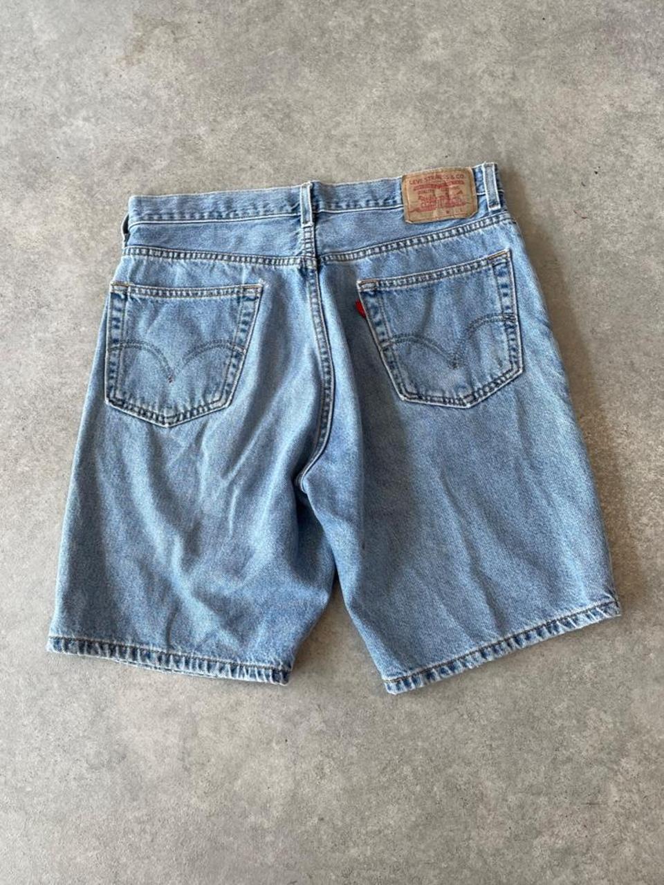 Levi’s 505 Denim Light Wash Blue Jorts Shorts