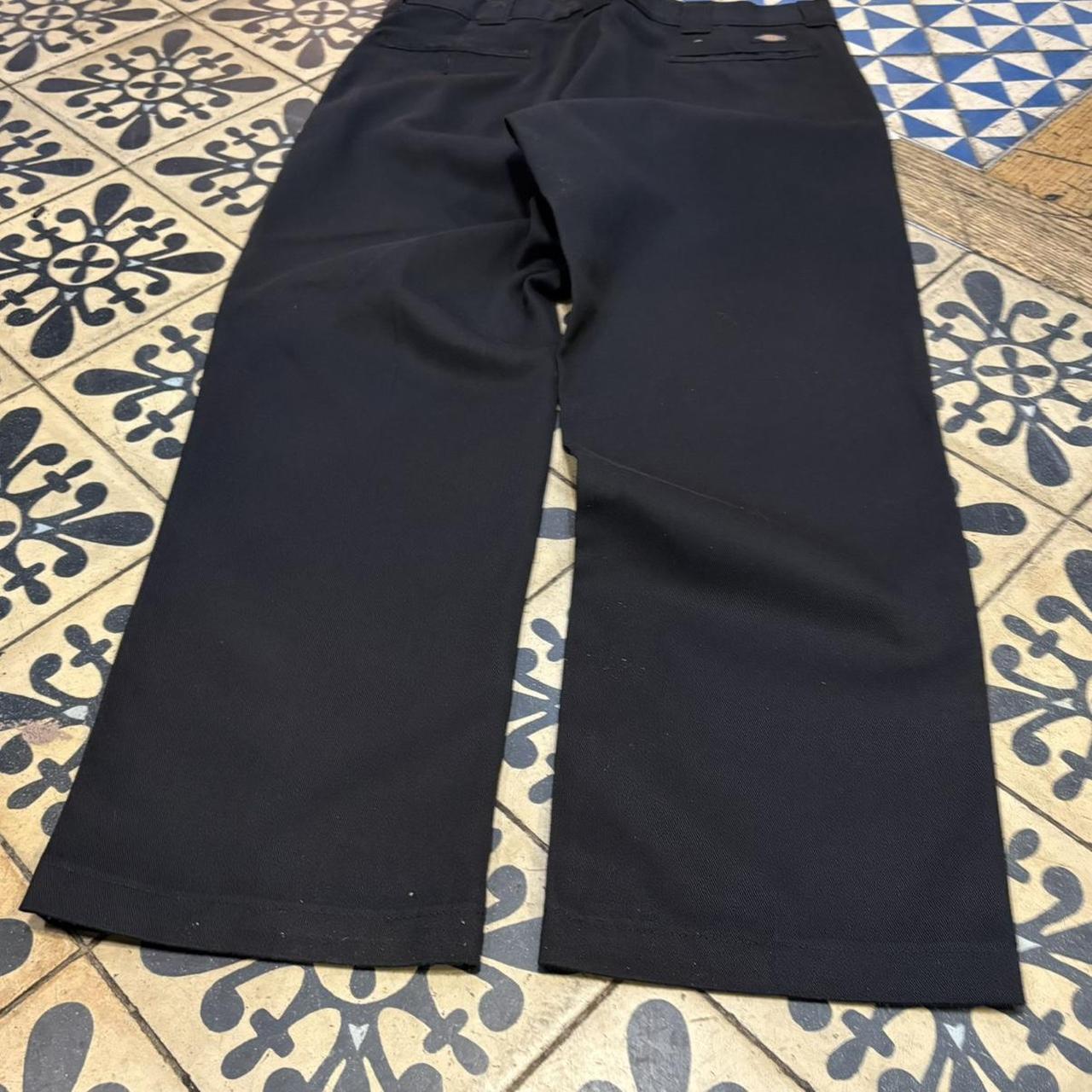 BR1011CT-F - Vintage retro essential Black Dickies Straight Leg Trousers pants casual workwear #skater #utility #workwear #straightleg #dickies