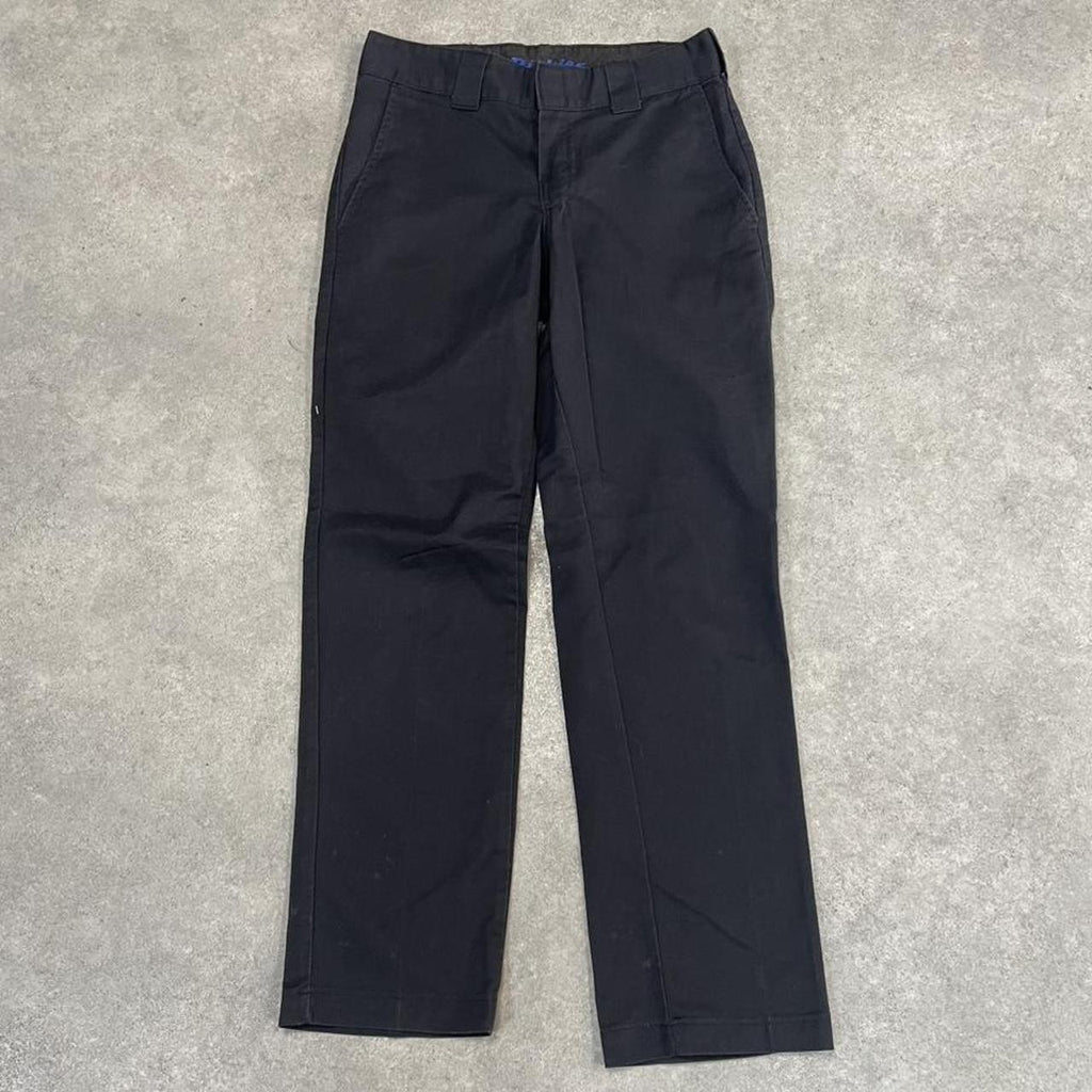 Dickies Black Chino Skater Trousers Workwear Pants