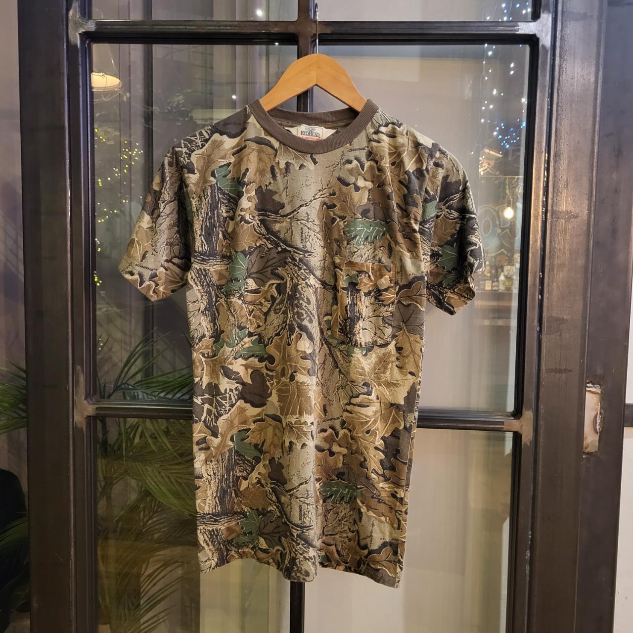 RTT206 - Vintage Retro essential adult mens RealTree Camouflage Khaki Green Brown Field Hunting graphic print Top T-Shirt Tee #realtree #hunting #camo #utility