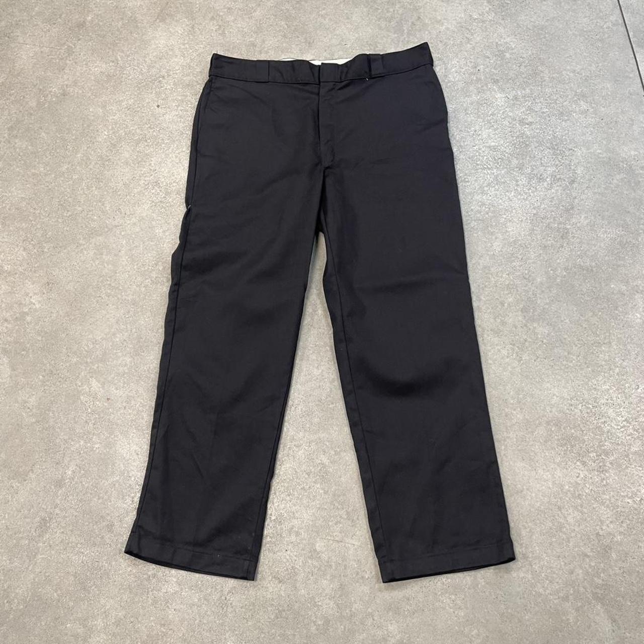 Dickies Black Chino Skater Trousers Workwear Pants