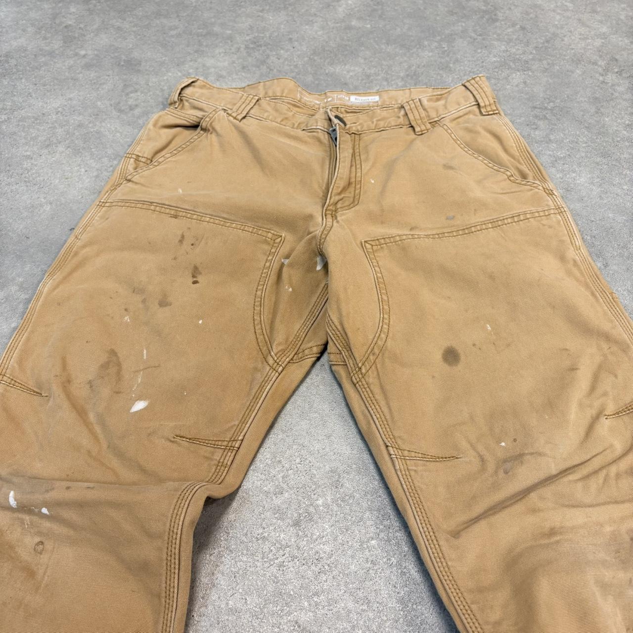 BR2701ER-U - Vintage retro essential  Carhartt Tan carpenter Trousers pants casual workwear #skater #utility #workwear #carpenter #carhartt