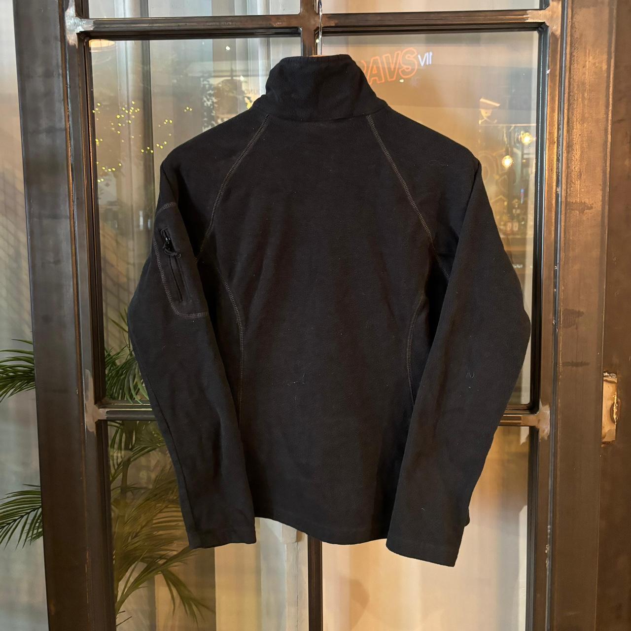 SWT625F - Vintage retro essential Black Columbia full zip up outdoor sweatshirt fleece jacket #pullover #outdoor #expedition #hike #gorpcore