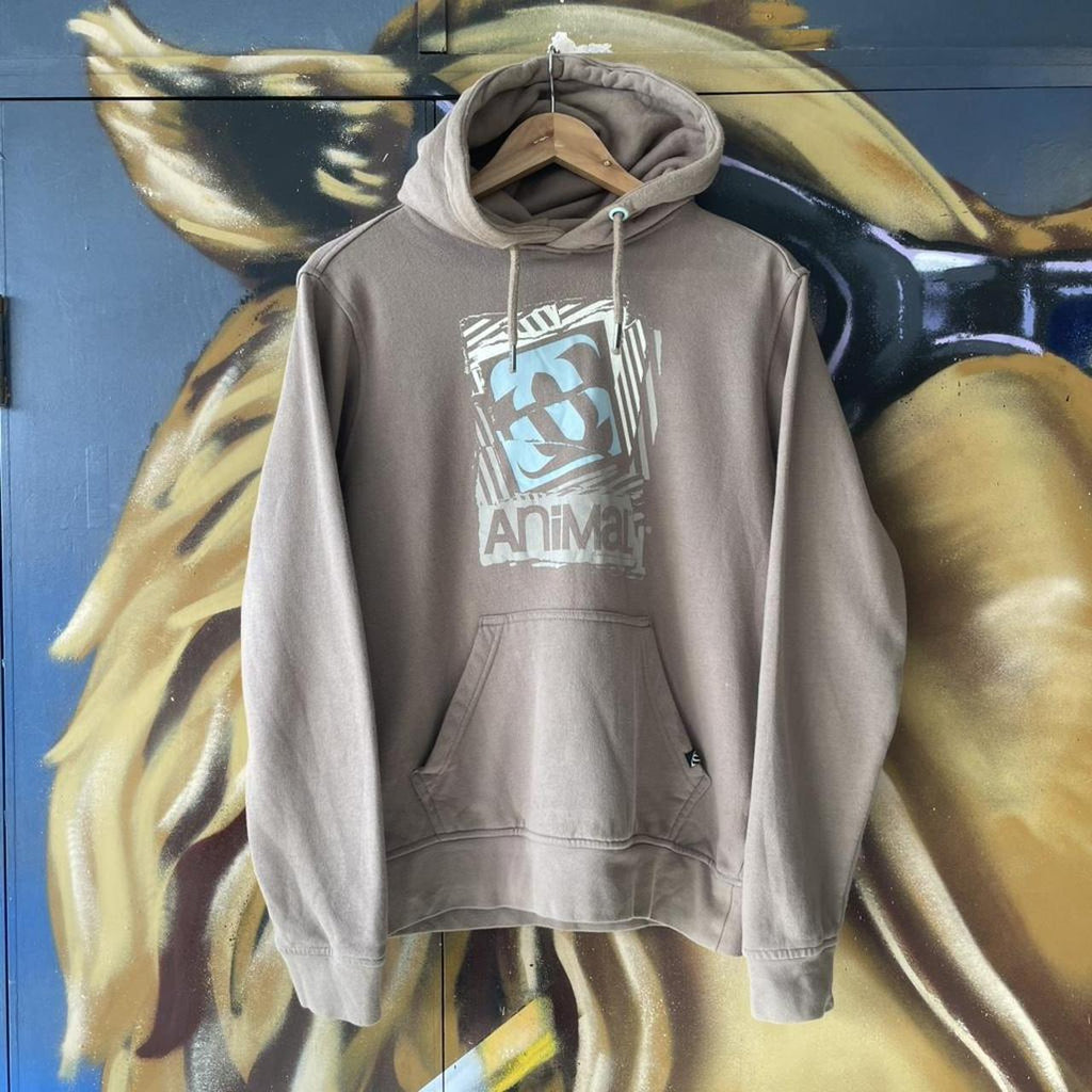 Y2K Animal Centre Graphic Hoodie