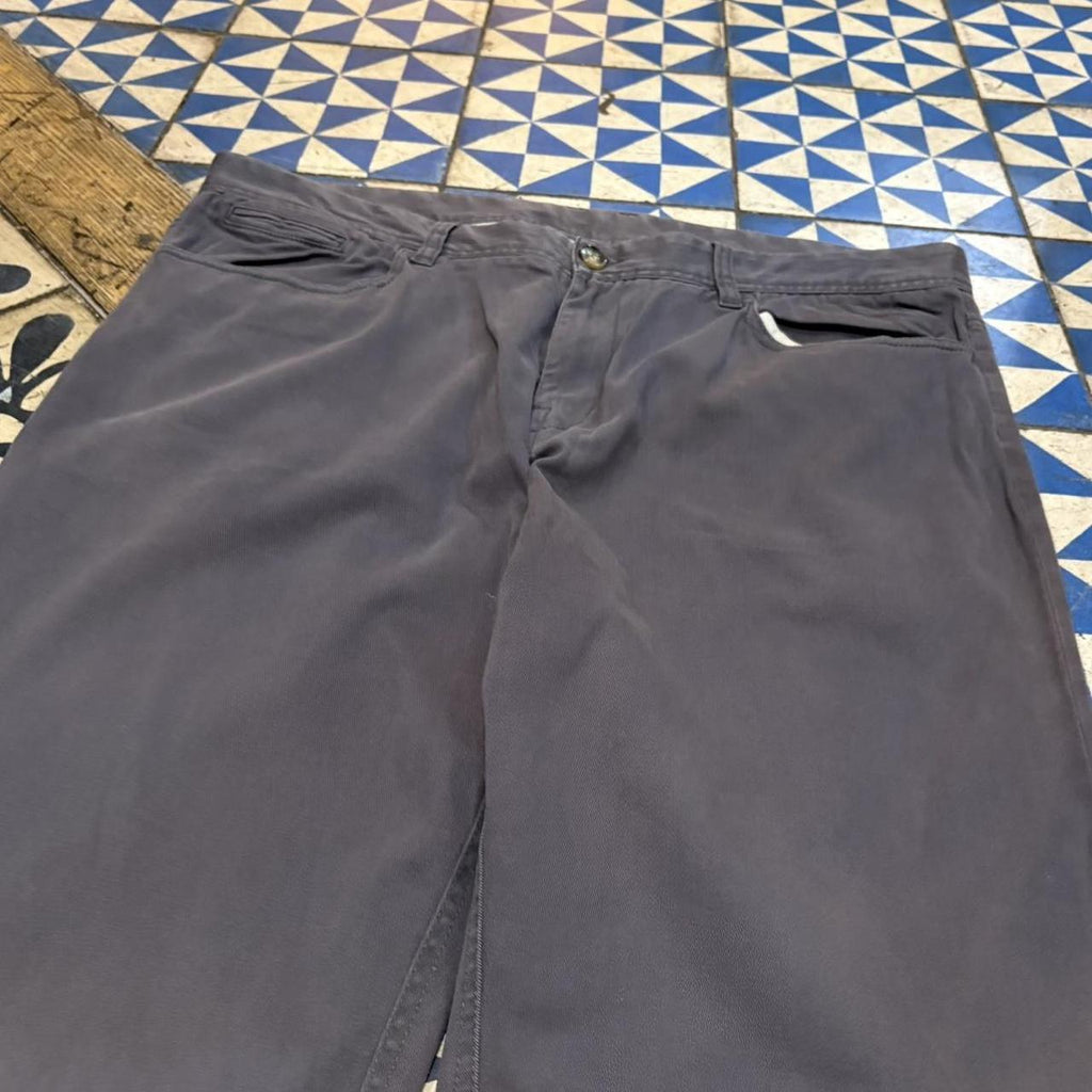 ADN0101H-F - Vintage retro essential Grey Animal Surfer Chino Trousers pants casual workwear #skater #utility #workwear #surfer #animal