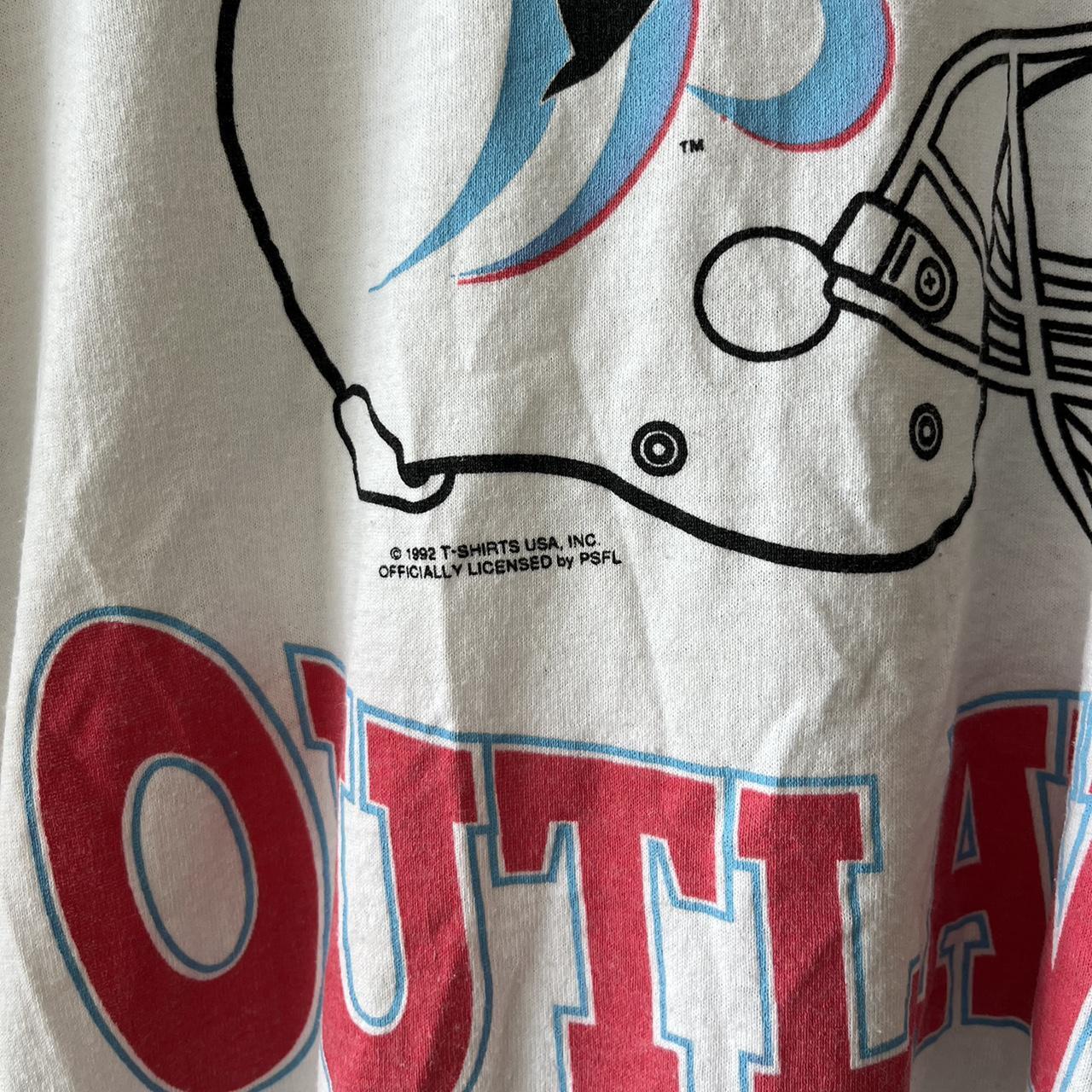 1992 Tampa Bay Outlaws American Football NFL Graphic Tee