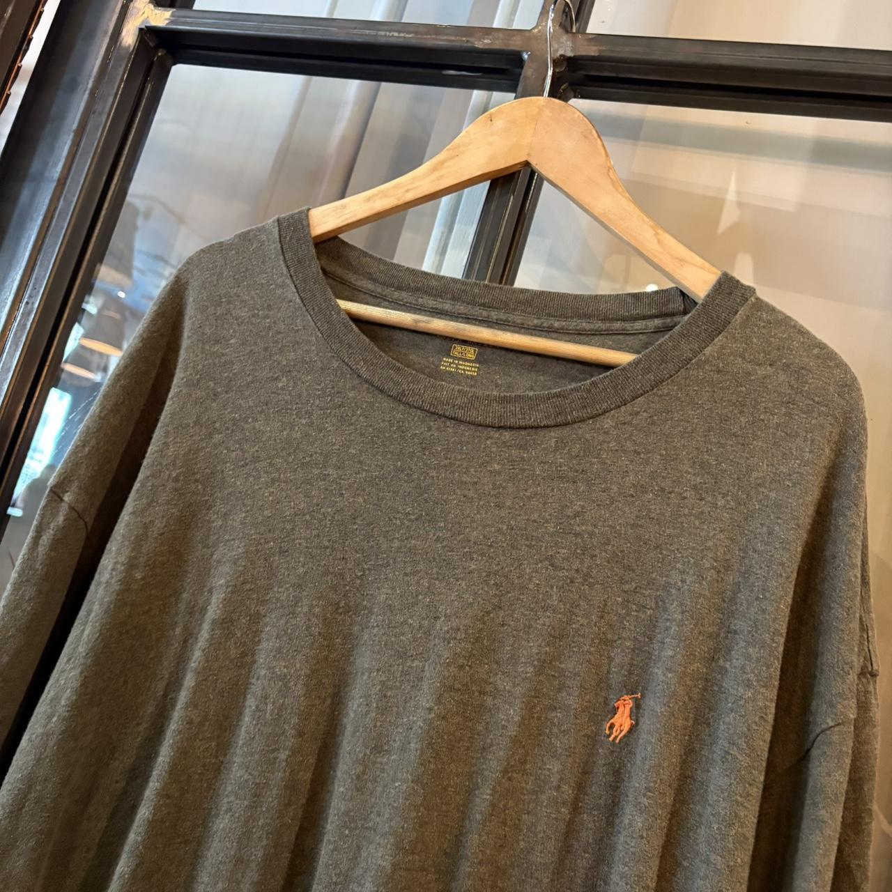 TEE507F - Vintage Retro Essential Khaki Polo Ralph Lauren Plain Basic Top Tee T-shirt #poloralphlauren #oldnoney #preppy #essential #basic