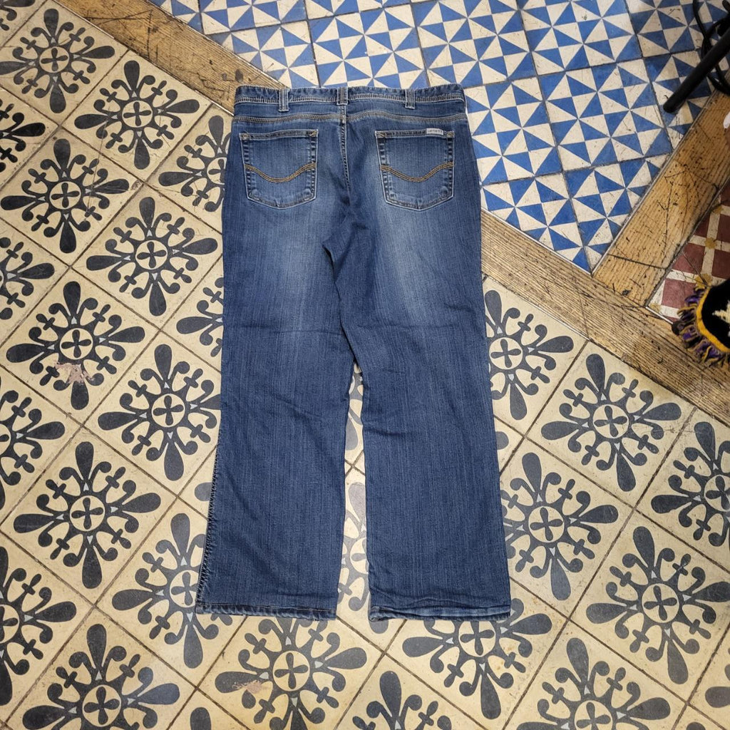 TRW203BR - Vintage retro essential Carhartt Straight Leg Blue Wash Denim Jeans Trousers pants #denim #skater #y2k #denimjeans #carhartt