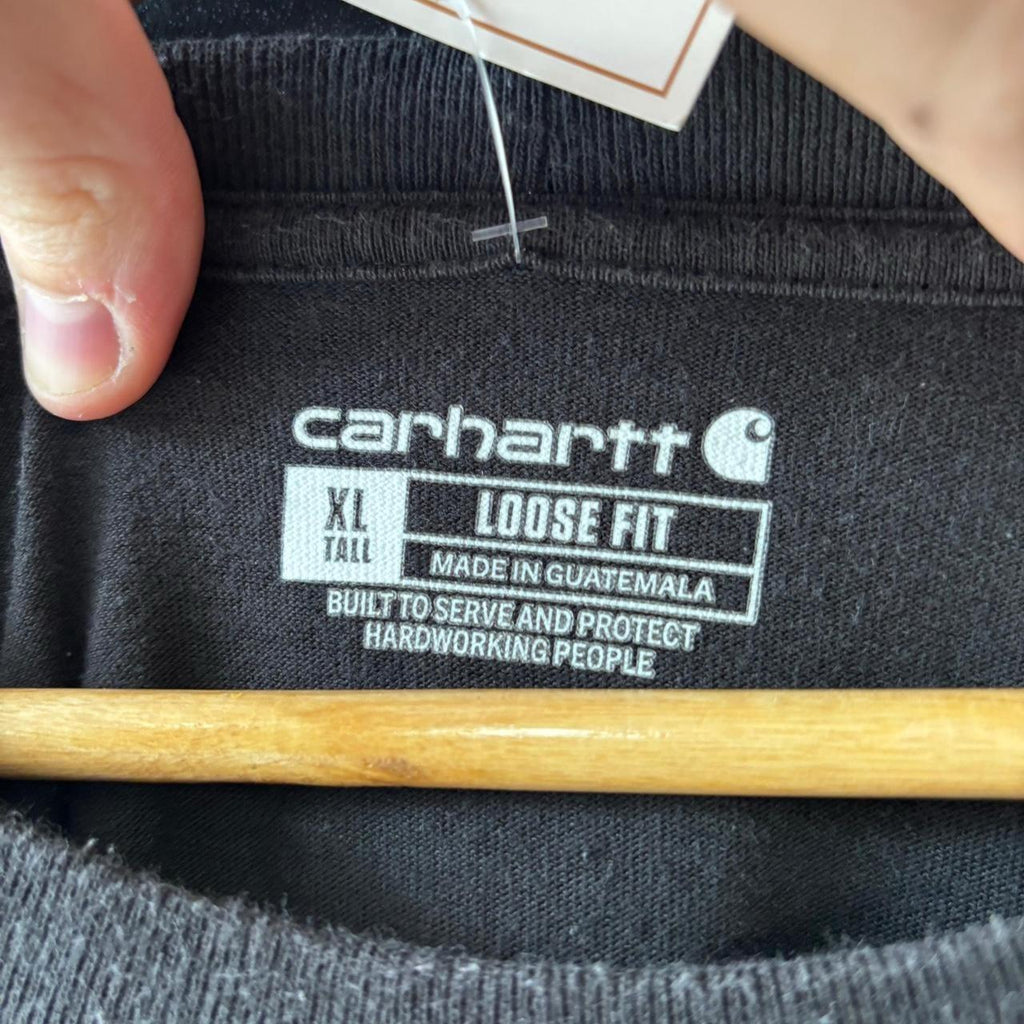 Carhartt Centre Logo Spellout Graphic Tee