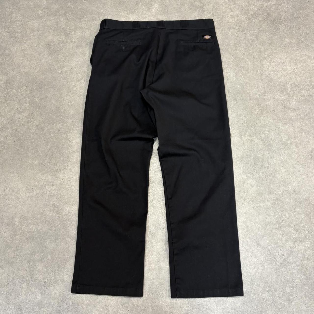 BR1011BD-U - Vintage retro essential Black Dickies Straight Leg Trousers pants casual workwear #skater #utility #workwear #straightleg #dickies
