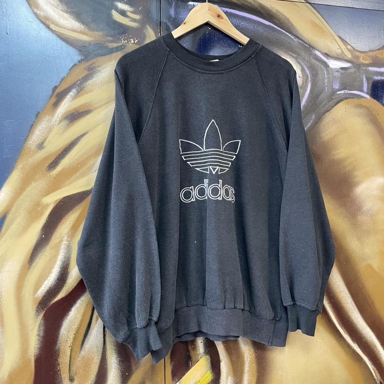 Vintage Adidas Embroidered Trefoil Sweatshirt