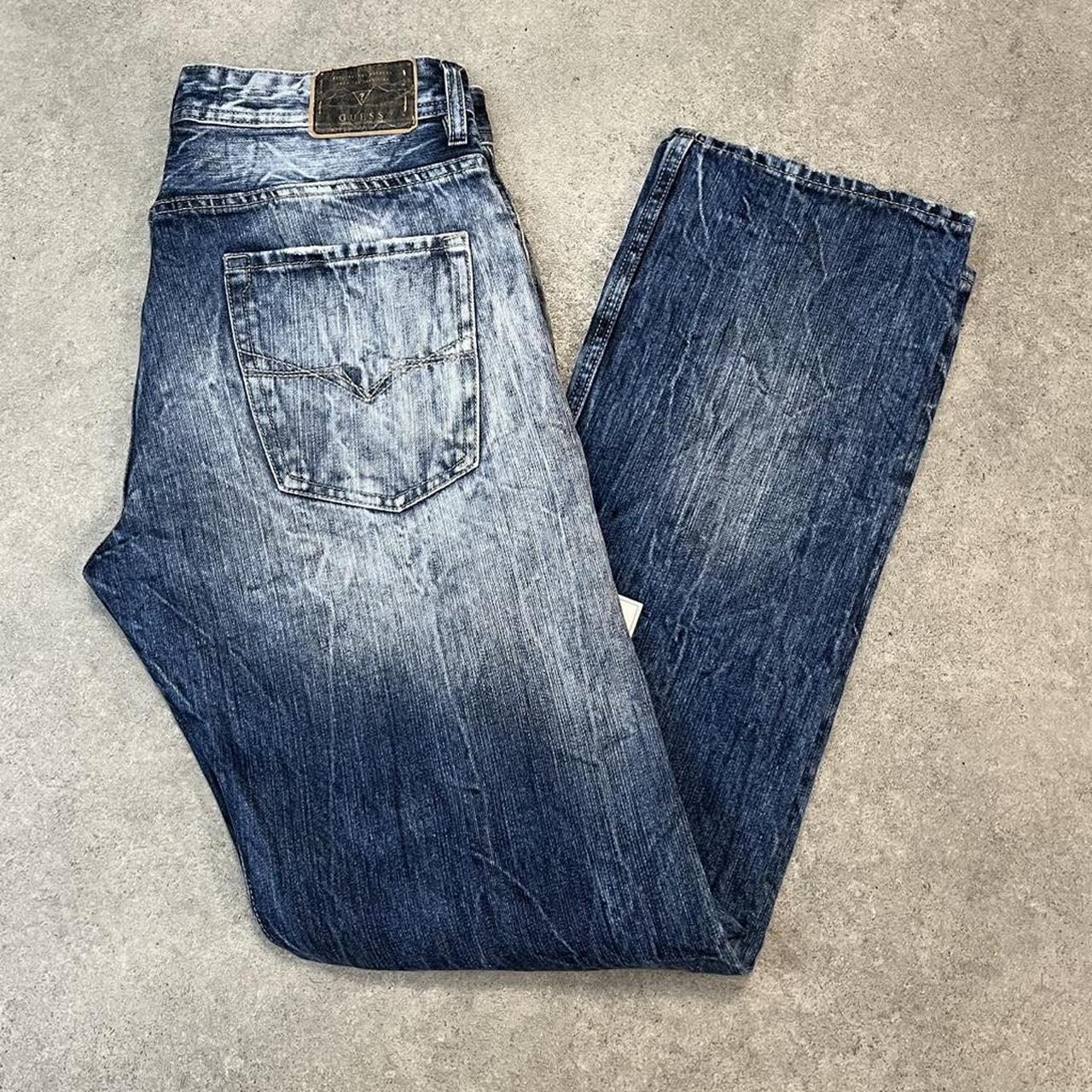 Guess USA Blue Y2K Wash Jeans