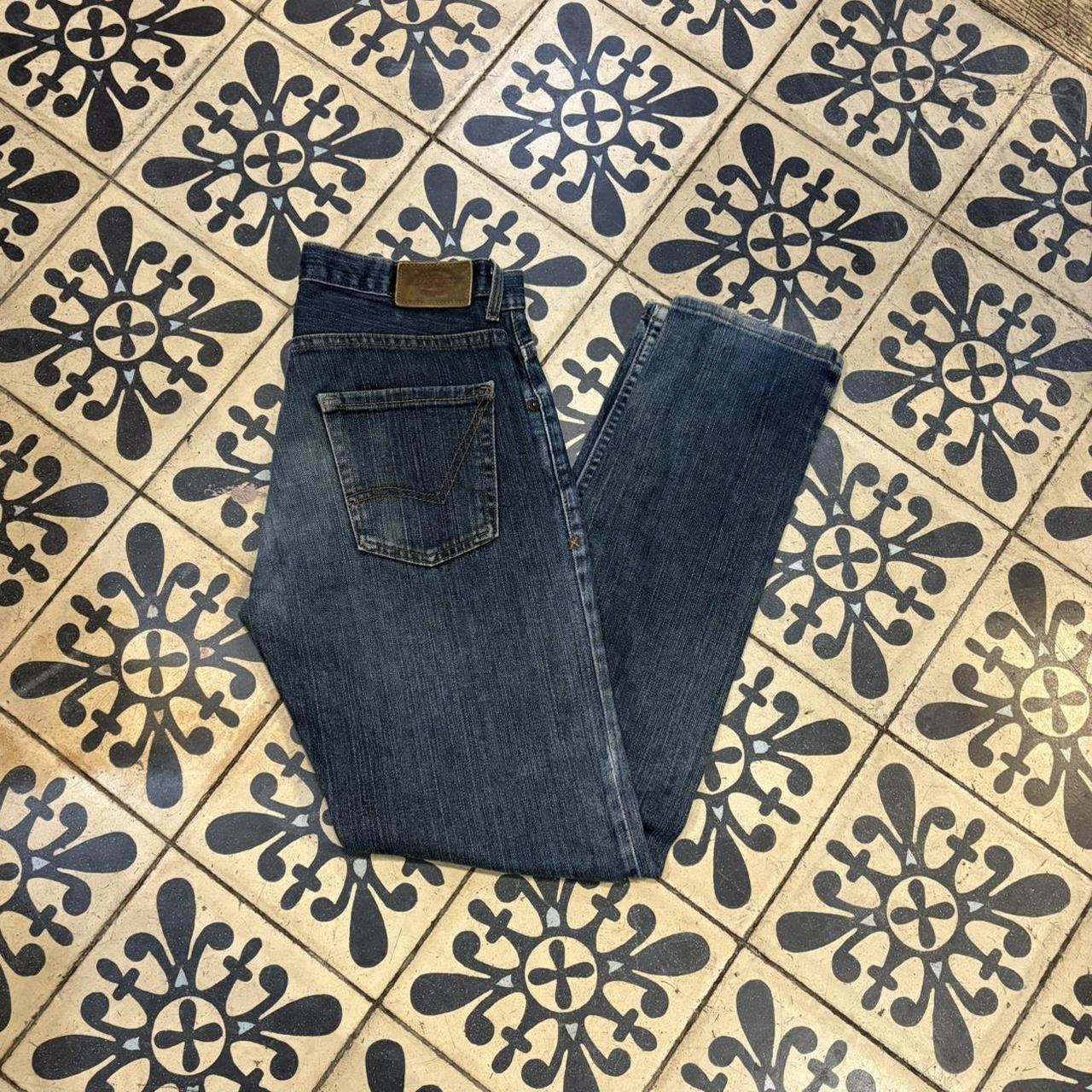TRW431F - Vintage retro essential Dickies Blue Wash Slim Fit Denim Jeans Trousers pants #denim #skater #dickies #y2k #workwear