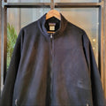 FLC402 - Vintage essential retro black Patagonia full zip up synchilla fleece sweatshirt pullover with small spellout logo