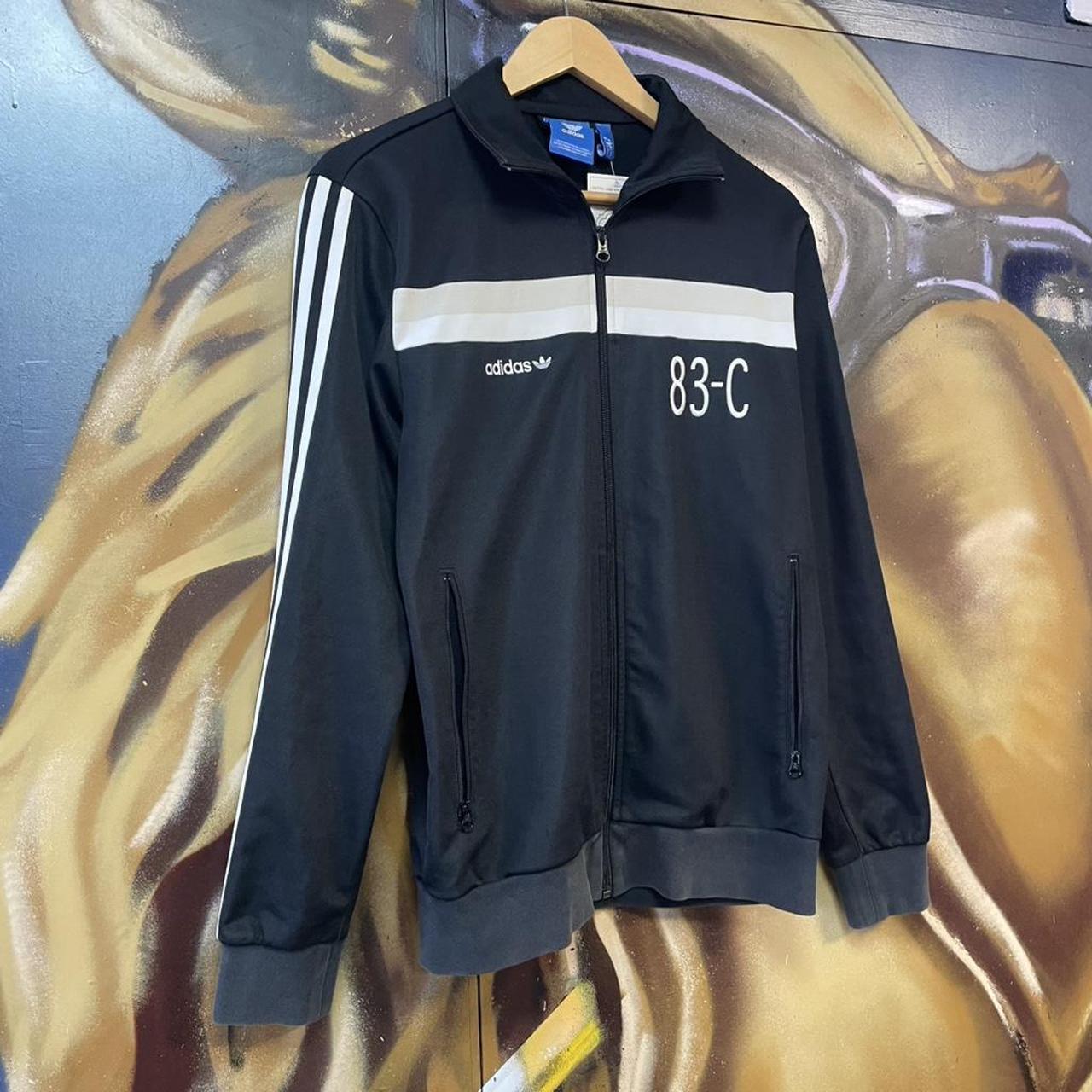 Adidas Full Zip 83-C Chest Stripe Track Jacket
