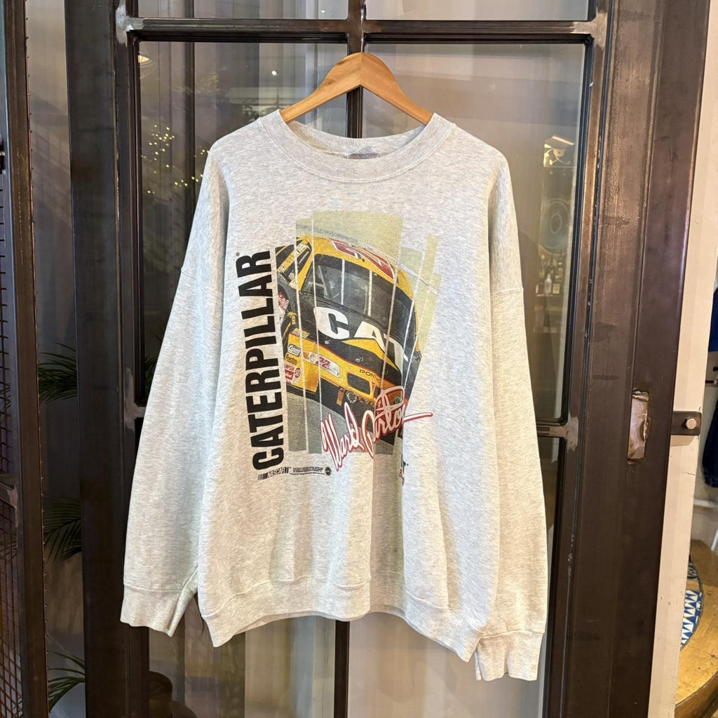 SWT620BR - Vintage Retro Essential Nascar Caterpillar CAT Racing Ward Burton Pontiac Crewneck Jumper Sweatshirt with Graphic print logo #graphic #caterpillar #racing #y2k #nascar