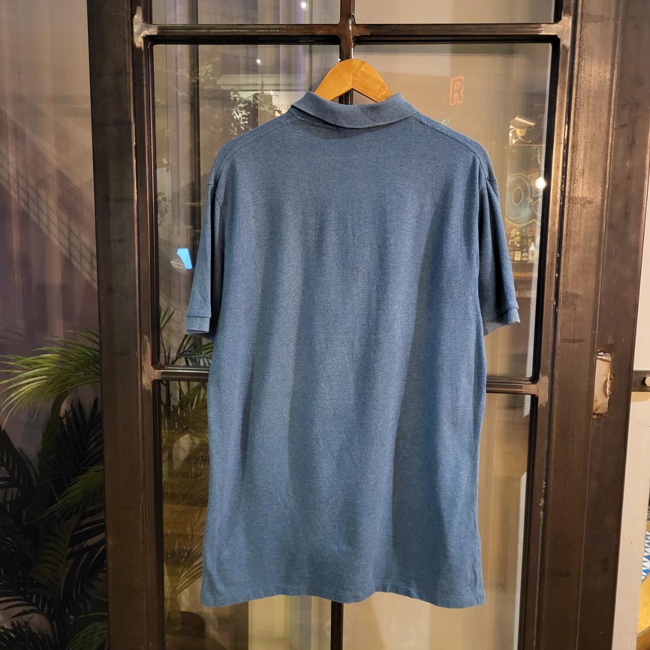 POL206 - Vintage Ralph Lauren Blue Polo Shirt Short Sleeve collared button up top #Y2K #preppy #chiefkeef #golf #oldmoney