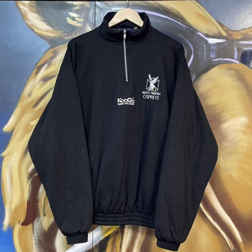 2004 2005 Ospreys RFC Rugby Union Training Drill 1/4 Quarter Zip Sweatshirt