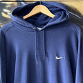 90s Nike Small Embroidered Swoosh Logo Hoodie