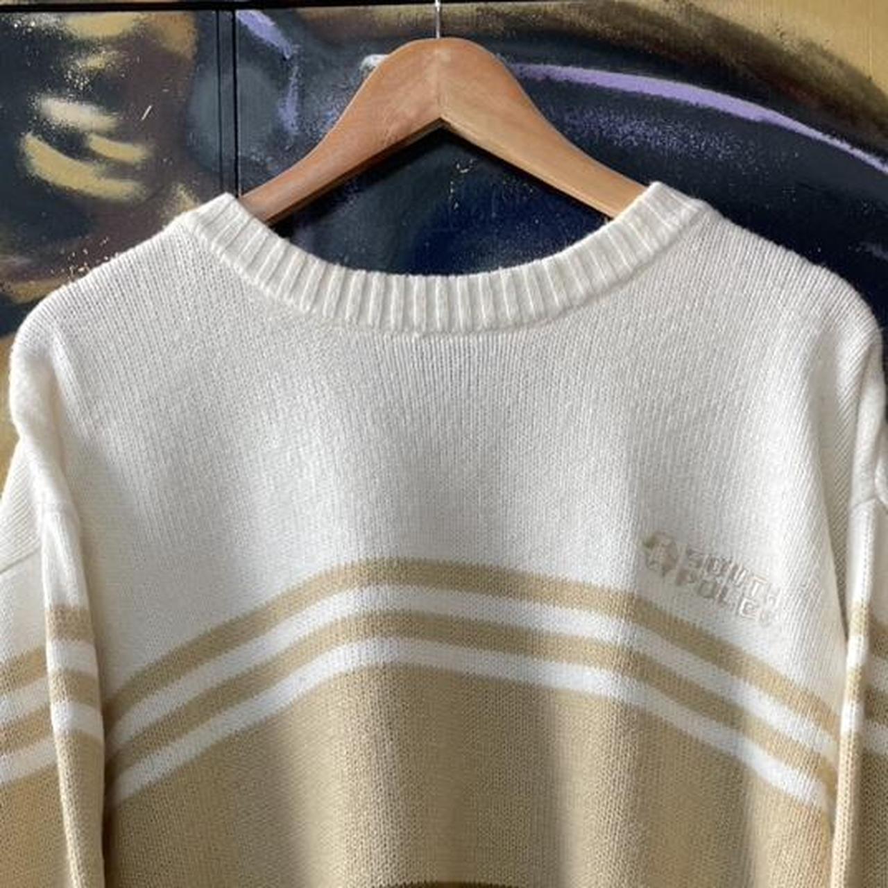 Y2K Southpole Stripe Knit Sweatshirt Skater
