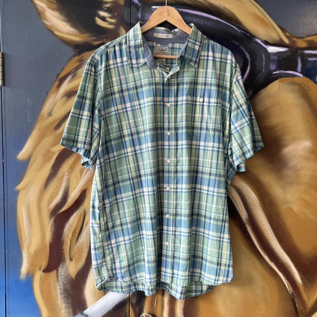 Plaid Short Sleeve Button Up Shirt