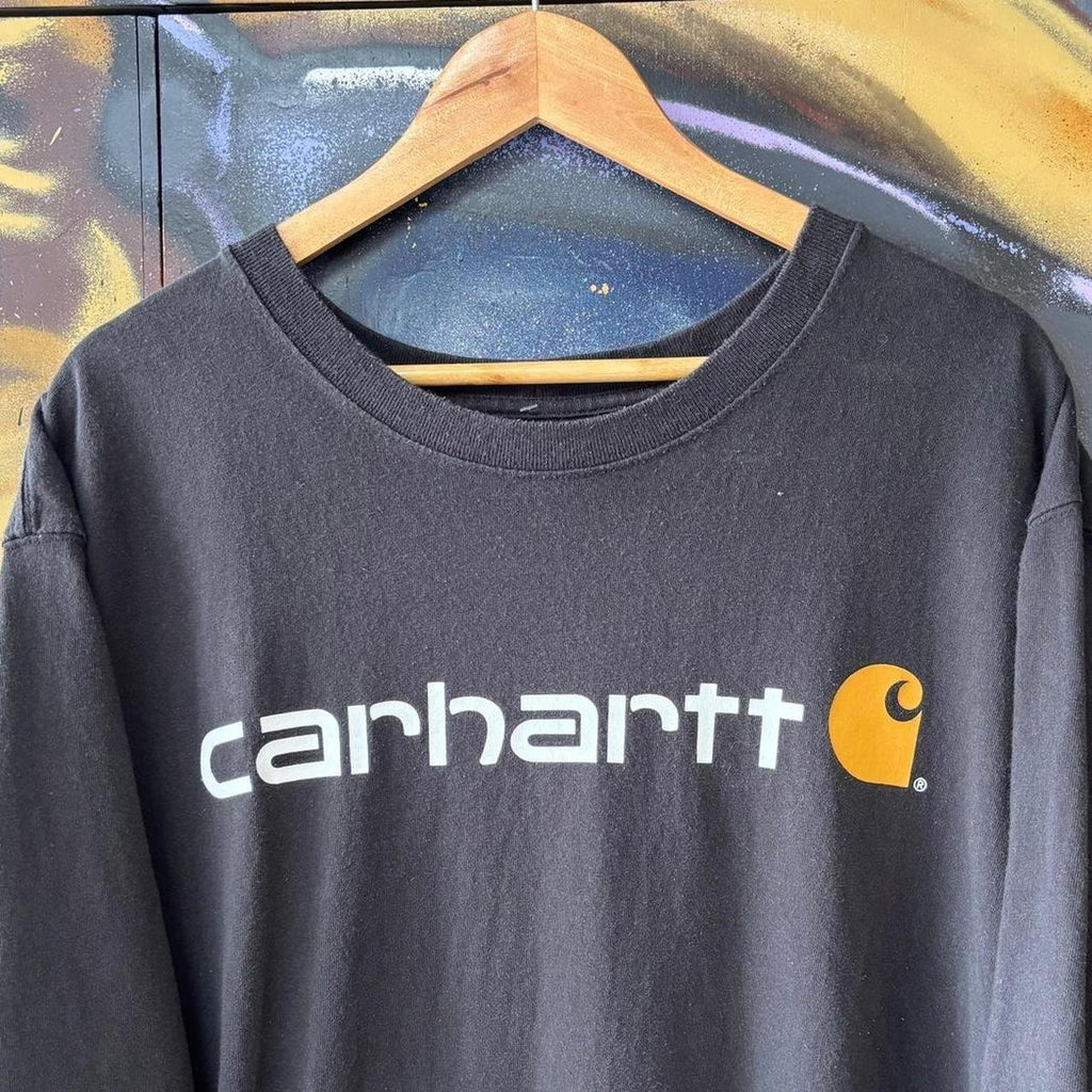 Carhartt Centre Logo Spellout Graphic Tee