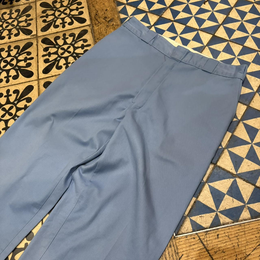 TRW474F-P - Vintage retro essential Dickies Baby Blue 874 Trousers pants casual workwear #skater #utility #workwear #carpenter #dickies
